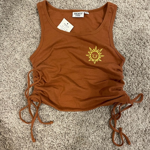 Mighty Fine Tops - NWT Mighty Fine Cropped Tank